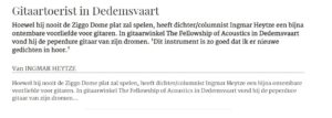 Verslaafd-aan-je-gitaar-Gitaartoerist in Dedemsvaart